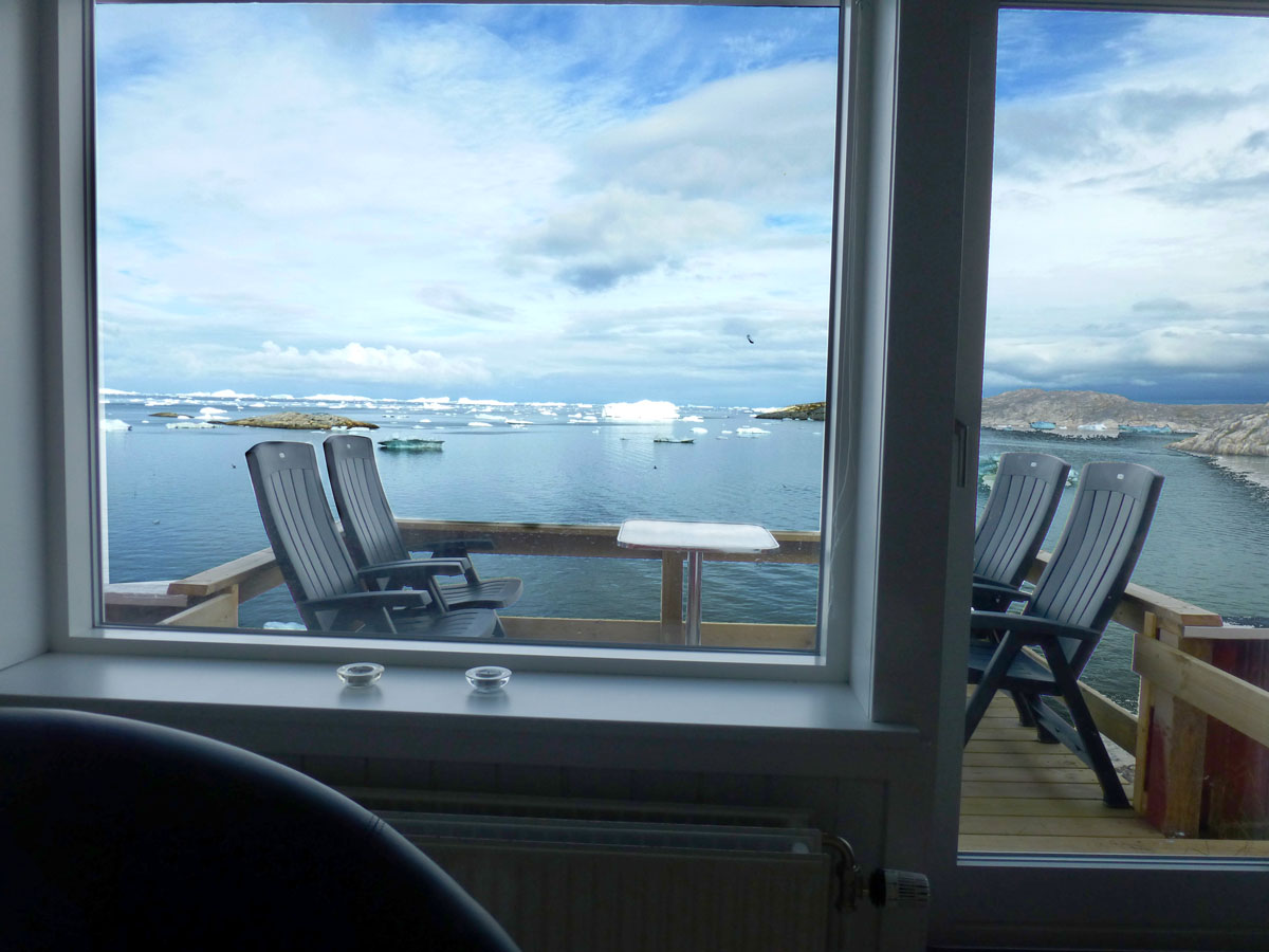 Udsigt fra terrassen